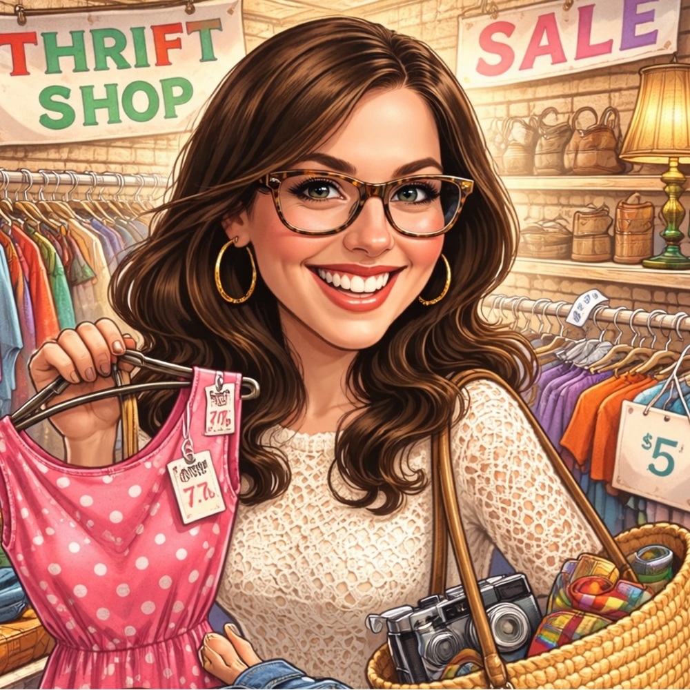 OMG thanks! It was thrifted by Kimberly. ❤️